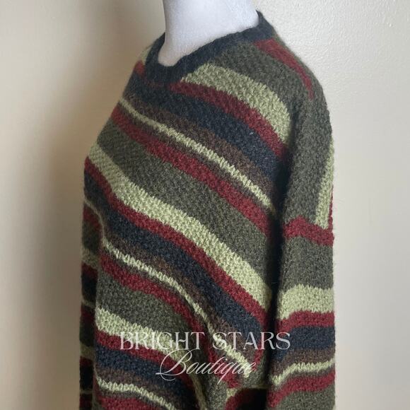 Extremely Rare Stripe Sweater ASO Joey Tribbiani Friends 90s Striped Crew Neck - Picture 9 of 12